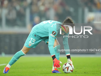 Julen Agirrezabala goalkeeper of Athletic Club and Spain during the UEFA Europa League 2024/25 League Phase MD1 match between AS Roma and At...