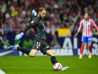 Jan Oblak goalkeeper of Atletico de Madrid and Slovenia during the LaLiga match between Atletico de Madrid and Real Madrid CF  at Estadio Ci...