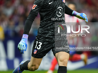 Jan Oblak goalkeeper of Atletico de Madrid and Slovenia during the LaLiga match between Atletico de Madrid and Real Madrid CF  at Estadio Ci...