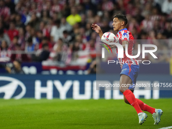  Nahuel Molina right-back of Atletico de Madrid and Argentina  aac during the LaLiga match between Atletico de Madrid and Real Madrid CF  at...