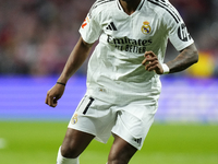 Rodrygo Goes right winger of Real Madrid and Brazil during the LaLiga match between Atletico de Madrid and Real Madrid CF  at Estadio Civita...