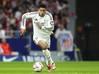 Jude Bellingham central midfield of Real Madrid and England during the LaLiga match between Atletico de Madrid and Real Madrid CF  at Estadi...