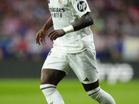 Vinicius Junior left winger of Real Madrid and Brazil during the LaLiga match between Atletico de Madrid and Real Madrid CF  at Estadio Civi...