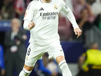 Federico Valverde central midfield of Real Madrid and Uruguay during the LaLiga match between Atletico de Madrid and Real Madrid CF  at Esta...