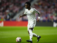 Vinicius Junior left winger of Real Madrid and Brazil during the LaLiga match between Atletico de Madrid and Real Madrid CF  at Estadio Civi...