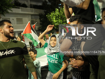 Palestinian organizations and solidarity groups held a march on October 7, 2024, protesting against the war in Gaza on the first anniversary...