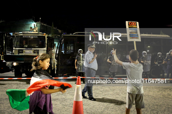 Palestinian organizations and solidarity groups held a march on October 7, 2024, protesting against the war in Gaza on the first anniversary...