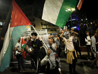 Palestinian organizations and solidarity groups held a march on October 7, 2024, protesting against the war in Gaza on the first anniversary...