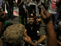 Palestinian organizations and solidarity groups held a march on October 7, 2024, protesting against the war in Gaza on the first anniversary...