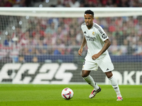 Eder Militao centre-back of Real Madrid and Brazil during the LaLiga match between Atletico de Madrid and Real Madrid CF  at Estadio Civitas...