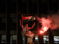 Palestinian organizations and solidarity groups held a march on October 7, 2024, protesting against the war in Gaza on the first anniversary...