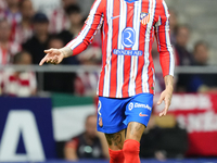 Jose Maria Gimenez centre-back of Atletico de Madrid and Uruguay during the LaLiga match between Atletico de Madrid and Real Madrid CF  at E...