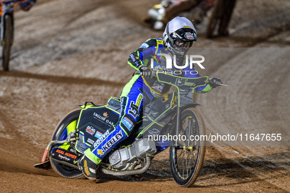 Nathan Ablitt of the Sheffield Cubs competes during the WSRA National Development League match between Belle Vue Colts and Sheffield Tiger C...