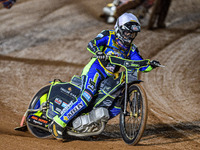 Nathan Ablitt of the Sheffield Cubs competes during the WSRA National Development League match between Belle Vue Colts and Sheffield Tiger C...