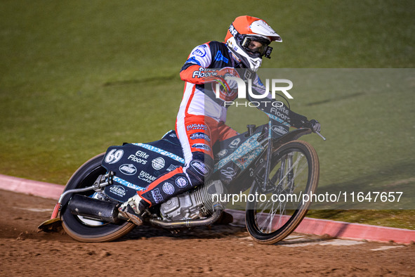 Belle Vue Colts' Chad Wirtzfeld competes during the WSRA National Development League match between Belle Vue Colts and Sheffield Tiger Cubs...