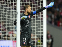 Jan Oblak goalkeeper of Atletico de Madrid and Slovenia during the LaLiga match between Atletico de Madrid and Real Madrid CF  at Estadio Ci...