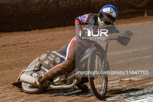 Belle Vue Colts' Chad Wirtzfeld competes during the WSRA National Development League match between Belle Vue Colts and Sheffield Tiger Cubs...