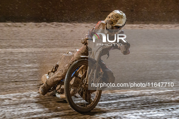 Sheffield Cubs' Stene Pijper is in action during the WSRA National Development League match between Belle Vue Colts and Sheffield Tiger Cubs...