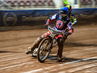 Belle Vue Colts' Matt Marson competes during the WSRA National Development League match between Belle Vue Colts and Sheffield Tiger Cubs at...