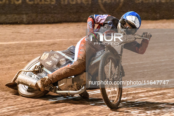 Belle Vue Colts' Chad Wirtzfeld competes during the WSRA National Development League match between Belle Vue Colts and Sheffield Tiger Cubs...