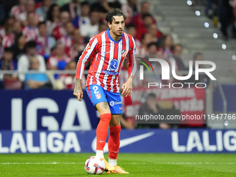 Jose Maria Gimenez centre-back of Atletico de Madrid and Uruguay during the LaLiga match between Atletico de Madrid and Real Madrid CF  at E...