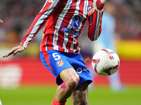 Rodrigo de Paul central midfield of Atletico de Madrid and Argentina during the LaLiga match between Atletico de Madrid and Real Madrid CF...