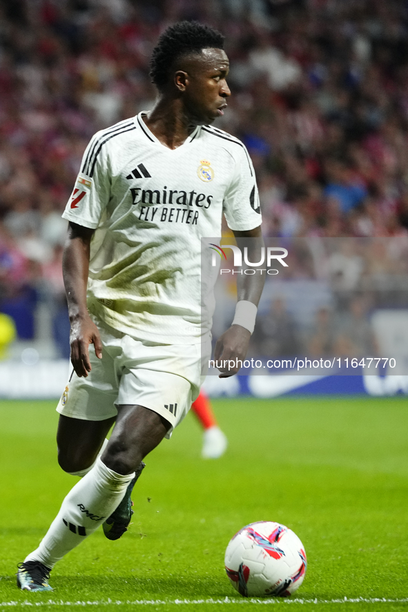 Vinicius Junior left winger of Real Madrid and Brazil during the LaLiga match between Atletico de Madrid and Real Madrid CF  at Estadio Civi...