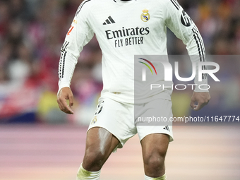 Jude Bellingham central midfield of Real Madrid and England during the LaLiga match between Atletico de Madrid and Real Madrid CF  at Estadi...