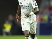 Vinicius Junior left winger of Real Madrid and Brazil during the LaLiga match between Atletico de Madrid and Real Madrid CF  at Estadio Civi...