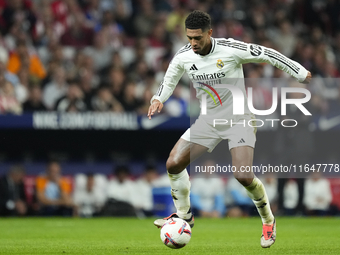 Vinicius Junior left winger of Real Madrid and Brazil during the LaLiga match between Atletico de Madrid and Real Madrid CF  at Estadio Civi...