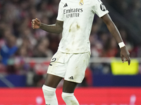 Antonio Rudiger centre-back of Real Madrid and Germany during the LaLiga match between Atletico de Madrid and Real Madrid CF  at Estadio Civ...