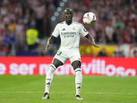 Ferland Mendy left-back of Real Madrid and France during the LaLiga match between Atletico de Madrid and Real Madrid CF  at Estadio Civitas...