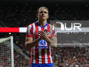 Conor Gallagher central midfield of Atletico de Madrid and England during the LaLiga match between Atletico de Madrid and Real Madrid CF  at...