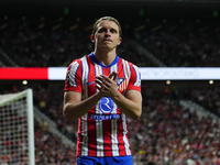 Conor Gallagher central midfield of Atletico de Madrid and England during the LaLiga match between Atletico de Madrid and Real Madrid CF  at...