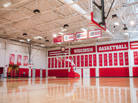 The Wisconsin Badgers Basketball local media day takes place at the Nicholas Johnson Pavilion in Madison, WI, on October 7, 2024. (