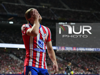 Conor Gallagher central midfield of Atletico de Madrid and England during the LaLiga match between Atletico de Madrid and Real Madrid CF  at...