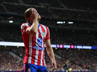 Conor Gallagher central midfield of Atletico de Madrid and England during the LaLiga match between Atletico de Madrid and Real Madrid CF  at...