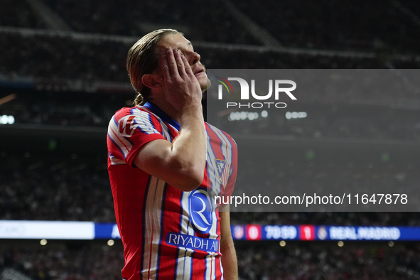 Conor Gallagher central midfield of Atletico de Madrid and England during the LaLiga match between Atletico de Madrid and Real Madrid CF  at...