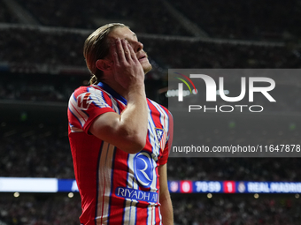 Conor Gallagher central midfield of Atletico de Madrid and England during the LaLiga match between Atletico de Madrid and Real Madrid CF  at...