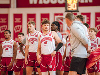 The Wisconsin Badgers Basketball local media day takes place at Nicholas Johnson Pavilion in Madison, WI, on October 7, 2024. (