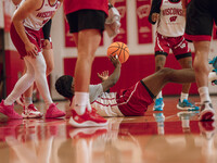 The Wisconsin Badgers Basketball local media day takes place at Nicholas Johnson Pavilion in Madison, WI, on October 7, 2024. (