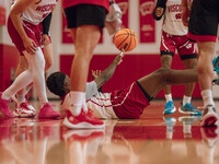 The Wisconsin Badgers Basketball local media day takes place at Nicholas Johnson Pavilion in Madison, WI, on October 7, 2024. (