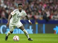 Vinicius Junior left winger of Real Madrid and Brazil during the LaLiga match between Atletico de Madrid and Real Madrid CF  at Estadio Civi...