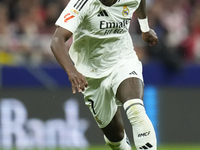 Vinicius Junior left winger of Real Madrid and Brazil during the LaLiga match between Atletico de Madrid and Real Madrid CF  at Estadio Civi...