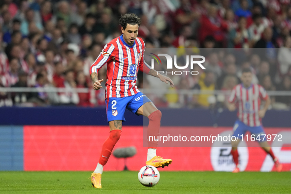 Jose Maria Gimenez centre-back of Atletico de Madrid and Uruguay controls the ball during the LaLiga match between Atletico de Madrid and Re...