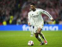 Jude Bellingham central midfield of Real Madrid and England during the LaLiga match between Atletico de Madrid and Real Madrid CF  at Estadi...