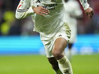 Jude Bellingham central midfield of Real Madrid and England during the LaLiga match between Atletico de Madrid and Real Madrid CF  at Estadi...