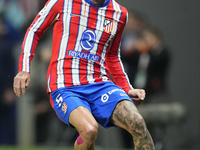 Rodrigo de Paul central midfield of Atletico de Madrid and Argentina during the LaLiga match between Atletico de Madrid and Real Madrid CF...