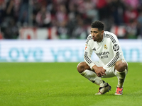 Jude Bellingham central midfield of Real Madrid and England after Atletico goal during the LaLiga match between Atletico de Madrid and Real...