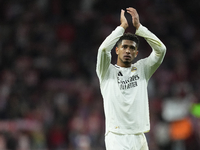 Jude Bellingham central midfield of Real Madrid and England during the LaLiga match between Atletico de Madrid and Real Madrid CF  at Estadi...